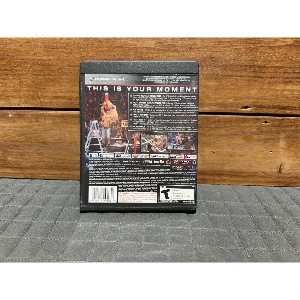 WWE SmackDown vs. Raw 2011 (PlayStation 3, PS3, 2010) No Manual